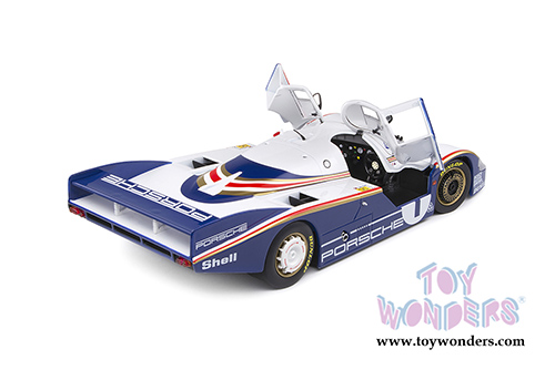 Solido - Porsche 956LH Winner 24H Le Mans 1982 ICKX / Bell #1 (1/18 scale diecast model car, White/Blue) S1805501