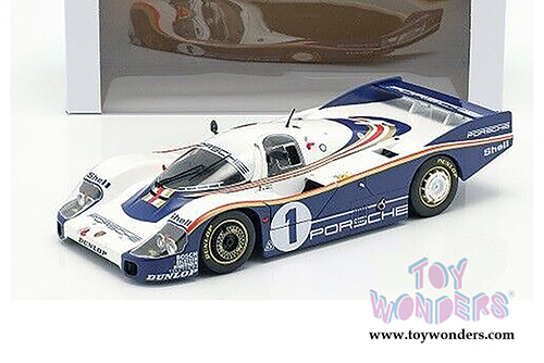 Solido - Porsche 956LH Winner 24H Le Mans 1982 ICKX / Bell #1 (1/18 scale diecast model car, White/Blue) S1805501