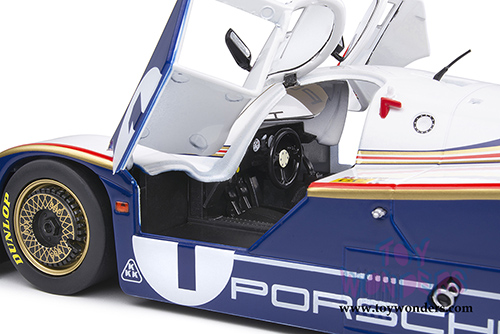 Solido - Porsche 956LH Winner 24H Le Mans 1982 ICKX / Bell #1 (1/18 scale diecast model car, White/Blue) S1805501