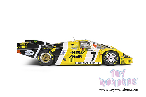 Solido Competition - Porsche 956LH #7 H. Pescarolo - K. Ludwig - S. Johansson "New-Man" Winner 24H of Le Mans (1984) (1/18 scale diecast model car, Yellow) S1805502
