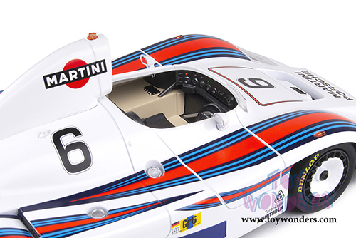 Solido - Porsche 936 24H Le Mans 1977 Wollek / Barth / ICKX #6 (1/18 scale diecast model car, White/Blue) S1805601