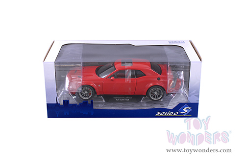 Solido - Dodge Challenger R/T Scat Pack Widebody (2020, 1/18 scale diecast model car, Tor Red) S1805702