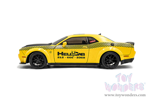 Solido - Dodge Challenger SRT Hellcat Redeye Widebody Taxi "NYC Hellcab" (2023, 1/18 scale diecast model car, Yellow) S1805716