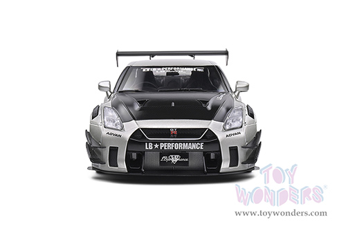Solido - Nissan Skyline GT-R (R35) "Liberty Walk" Body Kit (2020, 1/18 scale diecast model car, Pearl Gray) S1805802