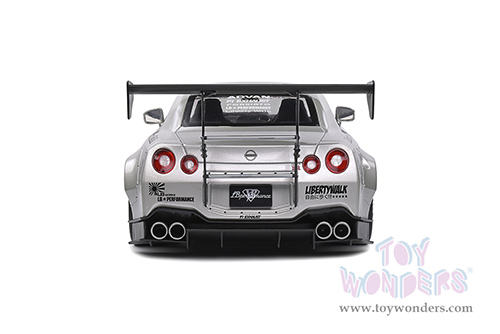 Solido - Nissan Skyline GT-R (R35) "Liberty Walk" Body Kit (2020, 1/18 scale diecast model car, Pearl Gray) S1805802