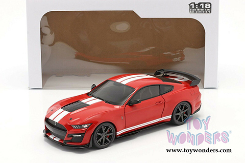 Solido - Ford Mustang GT500 Fast Track Hardtop (2020, 1/18 scale diecast model car, Racing Red) S1805903