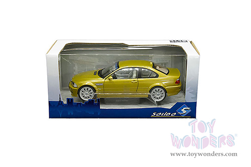Solido - BMW E46 M3 Coupé (2000, 1/18 scale diecast model car, Phoenix Yellow) S1806501