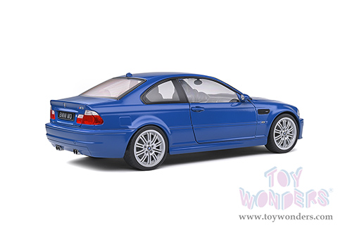 Solido - BMW E46 M3 Coupé (2000, 1/18 scale diecast model car, Laguna Seca Blue) S1806502