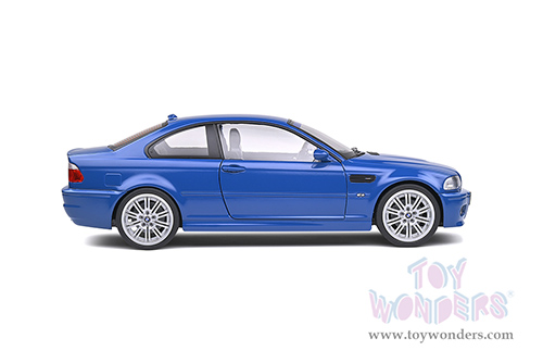 Solido - BMW E46 M3 Coupé (2000, 1/18 scale diecast model car, Laguna Seca Blue) S1806502