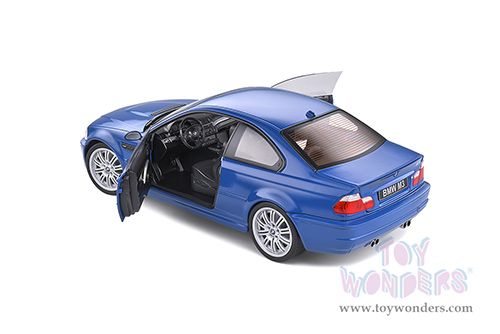 Solido - BMW E46 M3 Coupé (2000, 1/18 scale diecast model car, Laguna Seca Blue) S1806502