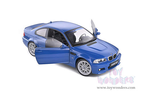 Solido - BMW E46 M3 Coupé (2000, 1/18 scale diecast model car, Laguna Seca Blue) S1806502