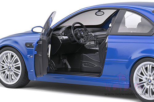 Solido - BMW E46 M3 Coupé (2000, 1/18 scale diecast model car, Laguna Seca Blue) S1806502