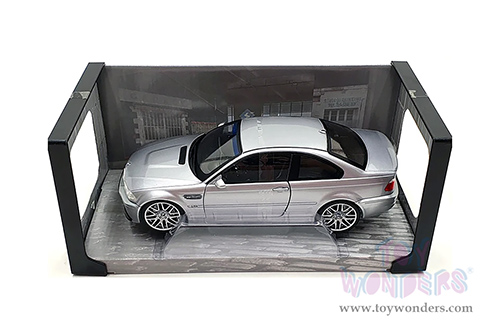 Solido - BMW M3 E46 CSL Coupé (2003, 1/18 scale diecast model car, Silver) S1806503
