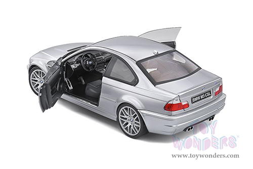 Solido - BMW M3 E46 CSL Coupé (2003, 1/18 scale diecast model car, Silver) S1806503