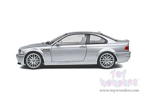 Solido - BMW M3 E46 CSL Coupé (2003, 1/18 scale diecast model car, Silver) S1806503