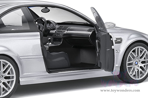 Solido - BMW M3 E46 CSL Coupé (2003, 1/18 scale diecast model car, Silver) S1806503
