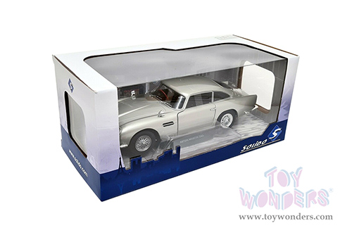 Solido - Aston Martin DB5 (1964, 1/18 scale diecast model car, Silver Birch) S1807101