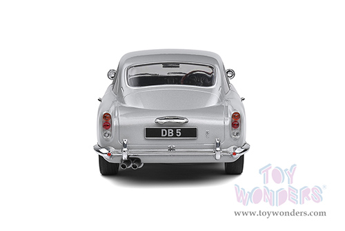 Solido - Aston Martin DB5 (1964, 1/18 scale diecast model car, Silver Birch) S1807101