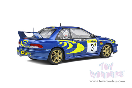 Solido - Subaru Impreza 22b #3 Colin McRae - Rallye Monte Carlo 1998 (1/18 scale diecast model car, Sonic Blue) S1807402