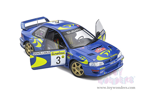 Solido - Subaru Impreza 22b #3 Colin McRae - Rallye Monte Carlo 1998 (1/18 scale diecast model car, Sonic Blue) S1807402