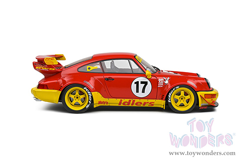 Solido - RWB Bodykit Maty's Idlers (2016, 1/18 scale diecast model car, Red/Yellow) S1807509