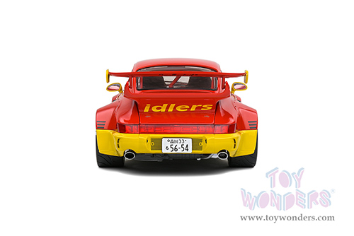 Solido - RWB Bodykit Maty's Idlers (2016, 1/18 scale diecast model car, Red/Yellow) S1807509