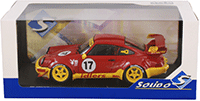 Solido - RWB Bodykit Maty's Idlers (2016, 1/18 scale diecast model car, Red/Yellow) S1807509