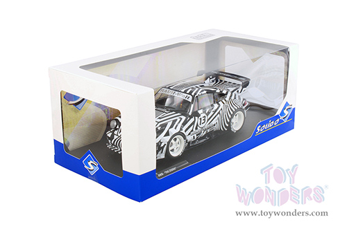 Solido - RWB Bodykit #13 "The Zebra" (2022, 1/18 scale diecast model car, Black/White striped) S1807513