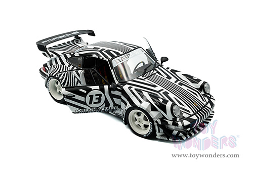 Solido - RWB Bodykit #13 "The Zebra" (2022, 1/18 scale diecast model car, Black/White striped) S1807513