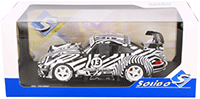 Solido - RWB Bodykit #13 "The Zebra" (2022, 1/18 scale diecast model car, Black/White striped) S1807513; 