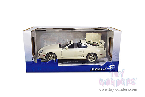 Solido - Toyota Supra MK.4 Convertible (1993, 1/18 scale diecast model car, Super White) S1807602