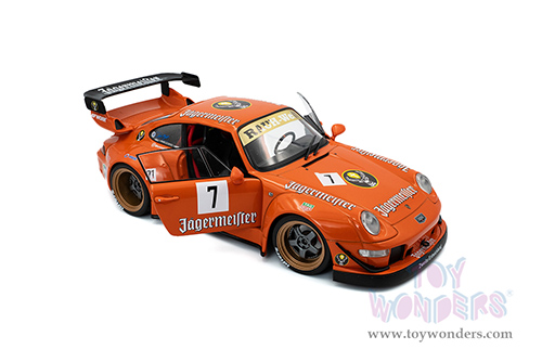 Solido - RWB Bodykit #7 "Jagermeister" (2020, 1/18 scale diecast model car, Orange) S1808506