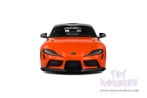 Solido - Toyota GR Supra Streetfighter (2024, 1/18 scale diecast model car, Orange/Black) S1809005