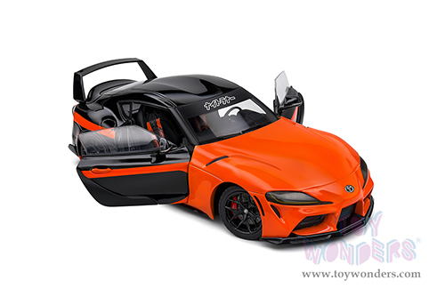 Solido - Toyota GR Supra Streetfighter (2024, 1/18 scale diecast model car, Orange/Black) S1809005