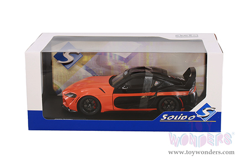 Solido - Toyota GR Supra Streetfighter (2024, 1/18 scale diecast model car, Orange/Black) S1809005