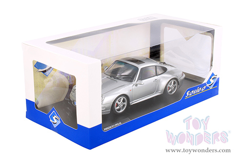 Solido - Porsche 911 (993) 4S (1996, 1/18 scale diecast model car, Polar Silver) S1810103