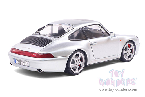 Solido - Porsche 911 (993) 4S (1996, 1/18 scale diecast model car, Polar Silver) S1810103