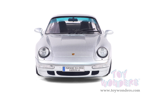 Solido - Porsche 911 (993) 4S (1996, 1/18 scale diecast model car, Polar Silver) S1810103