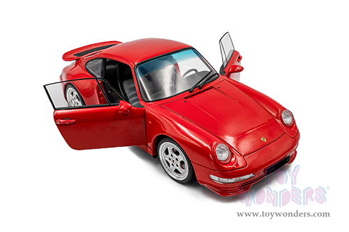 Solido - Porsche 911 (993) RS (1997, 1/18 scale diecast model car, Indischrot Red) S1810104