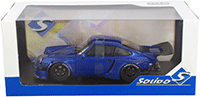 Show product details for Solido - Porsche 911 KS-R by Khyzyl Saleem (2024, 1/18 scale diecast model car, Dark Blue) S1810503