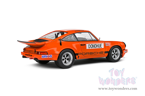 Solido Competition - Porsche 911 RS 3.0 Mark Donohue Winner IROC Daytona 1974 (1/18 scale diecast model car, Orange) S1810701