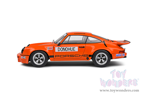 Solido Competition - Porsche 911 RS 3.0 Mark Donohue Winner IROC Daytona 1974 (1/18 scale diecast model car, Orange) S1810701