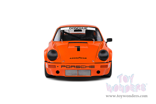 Solido Competition - Porsche 911 RS 3.0 Mark Donohue Winner IROC Daytona 1974 (1/18 scale diecast model car, Orange) S1810701