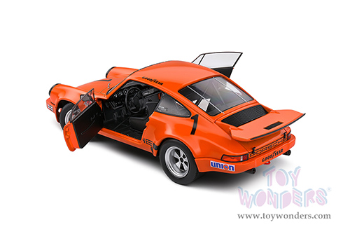 Solido Competition - Porsche 911 RS 3.0 Mark Donohue Winner IROC Daytona 1974 (1/18 scale diecast model car, Orange) S1810701