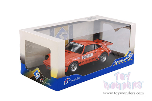 Solido Competition - Porsche 911 RS 3.0 Mark Donohue Winner IROC Daytona 1974 (1/18 scale diecast model car, Orange) S1810701