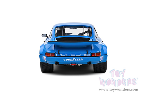 Solido Competition - Porsche 911 RS 3.0 George Follmer IROC Riverside 1974 (1/18 scale diecast model car, Blue) S1810702