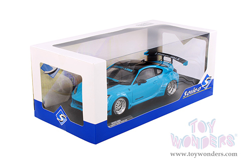 Solido - Toyota GR86 with Liberty Walk Body Kit (2024, 1/18 scale diecast model car, Baby Blue) S1813601