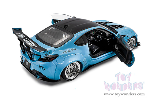 Solido - Toyota GR86 with Liberty Walk Body Kit (2024, 1/18 scale diecast model car, Baby Blue) S1813601