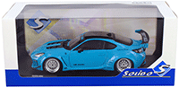 Solido - Toyota GR86 with Liberty Walk Body Kit (2024, 1/18 scale diecast model car, Baby Blue) S1813601; 