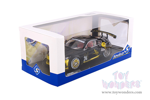 Solido - Toyota GR86 with Liberty Walk Body Kit (2024, 1/18 scale diecast model car, Black/Gold) S1813603